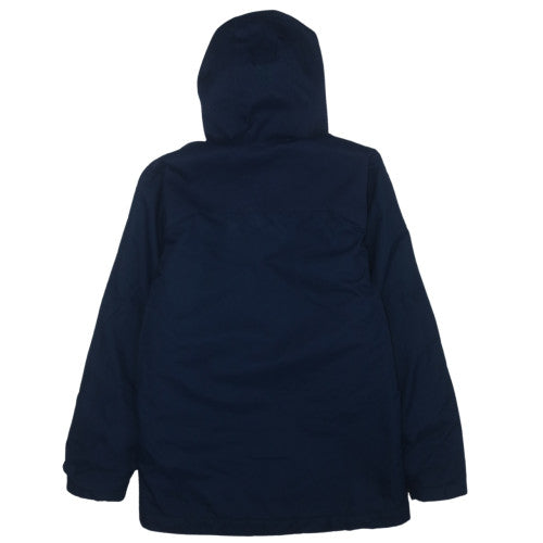 Columbia Boys Blue Waterproof Hooded Parka Coat Size M Winter Jacket
