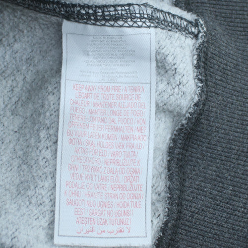 Nike Men's Grey Pullover Crew Neck Sweatshirt M Regular Fit