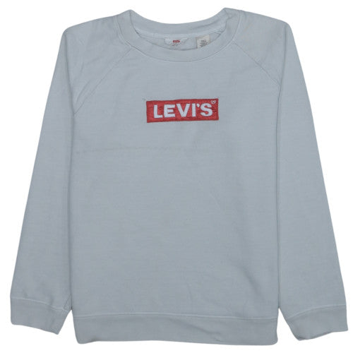 Levi's Mens Grey Logo Crew Neck Sweatshirt XS Regular Fit