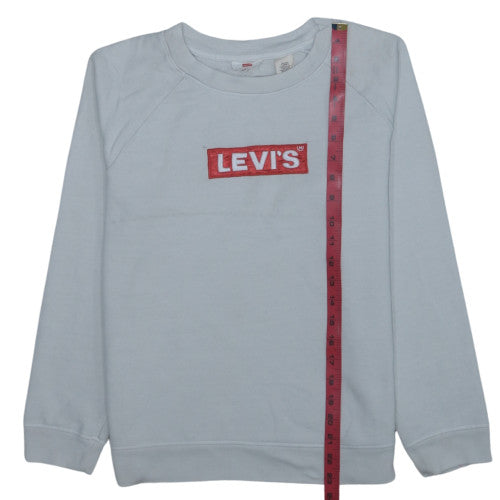 Levi's Mens Grey Logo Crew Neck Sweatshirt XS Regular Fit