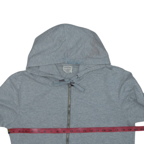 Calvin Klein Men Grey Full Zip Hoodie Size M Regular Fit Jersey