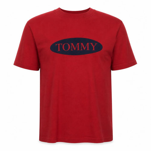 Fila Men's Red XL Graphic TOMMY T-Shirt Crew Neck Cotton USA Made