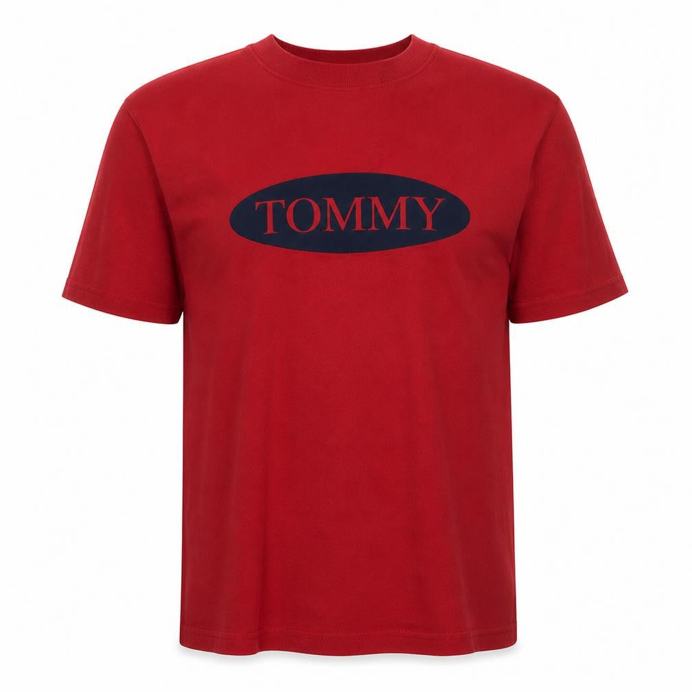 Fila Men's Red XL Graphic TOMMY T-Shirt Crew Neck Cotton USA Made