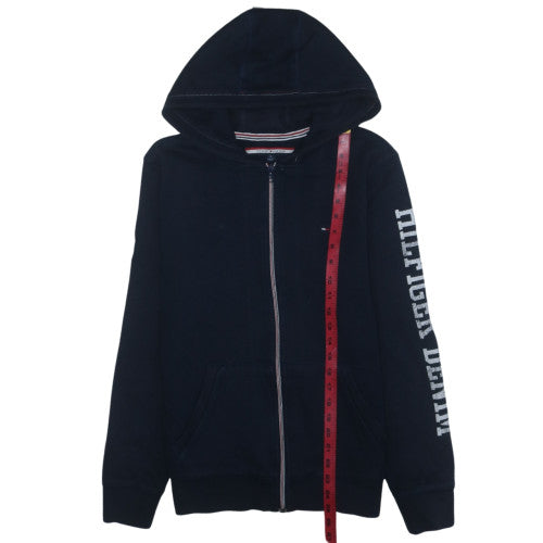 Tommy Hilfiger Men’s Blue Full Zip Hoodie Size M Classic Logo