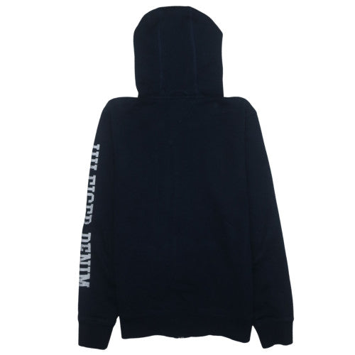 Tommy Hilfiger Men’s Blue Full Zip Hoodie Size M Classic Logo
