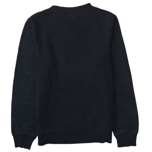 Champion Men's Black Small Pullover Sweatshirt with Logo Print