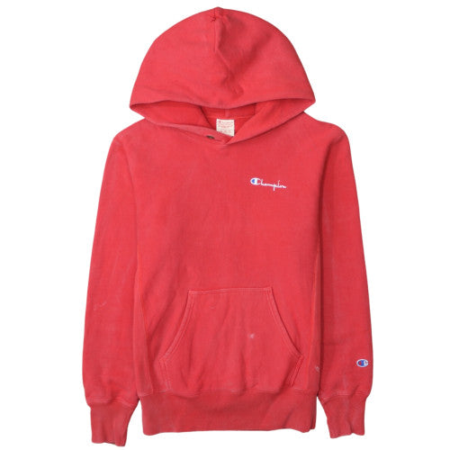 Champion Men's Red Reverse Weave Pullover Hoodie Size S