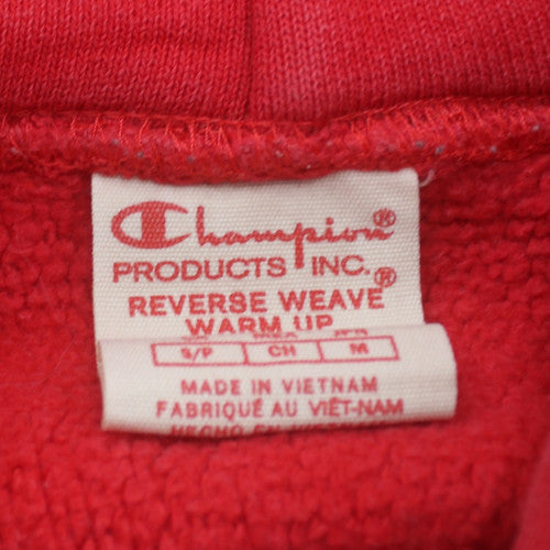 Champion Men's Red Reverse Weave Pullover Hoodie Size S