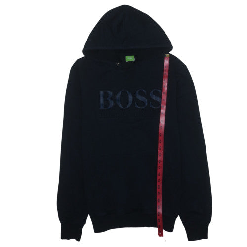 Hugo Boss Men's Black Logo Pullover Hoodie Size L