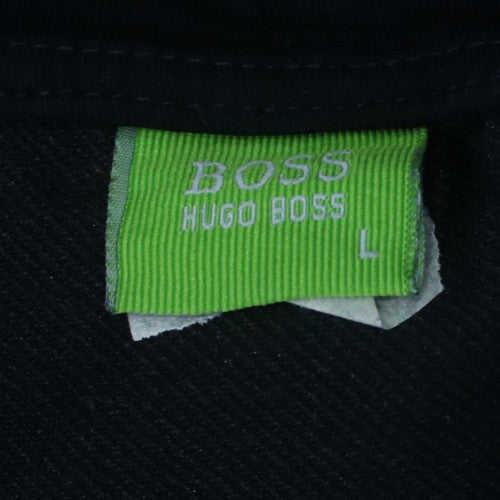 Hugo Boss Men's Black Logo Pullover Hoodie Size L