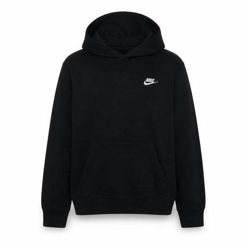Nike Men's Black Pullover Hoodie M Regular Fit Sports Fleece