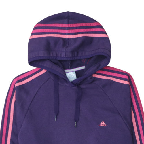 Adidas Womens Purple Hoodie Dress XL Long Sleeve Pullover Hooded Tunic