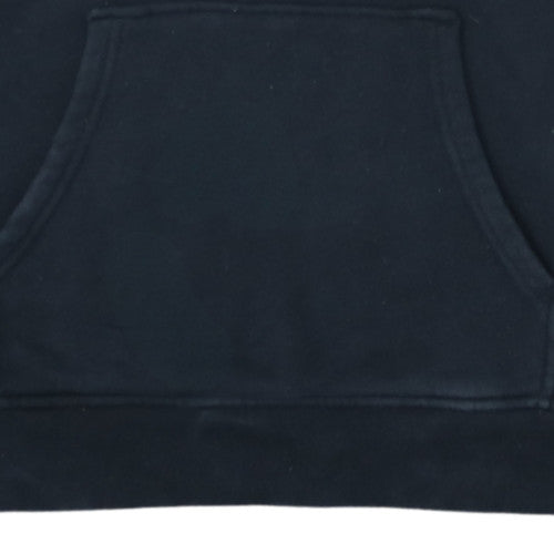 Adidas Womens Black Hooded Pullover Sweatshirt Size 12