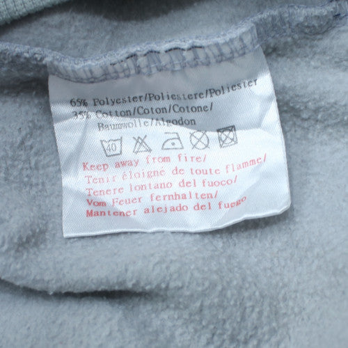 Umbro Men's Blue Retro Logo Crew Neck Fleece Sweatshirt Size M