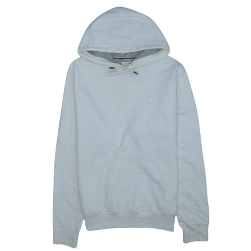 Champion Men's White Pullover Hoodie Small Long Sleeve Sportswear