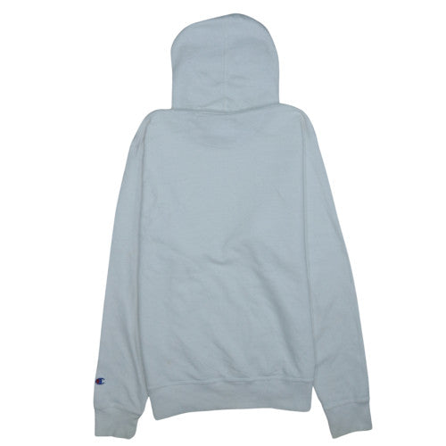 Champion Men's White Pullover Hoodie Small Long Sleeve Sportswear