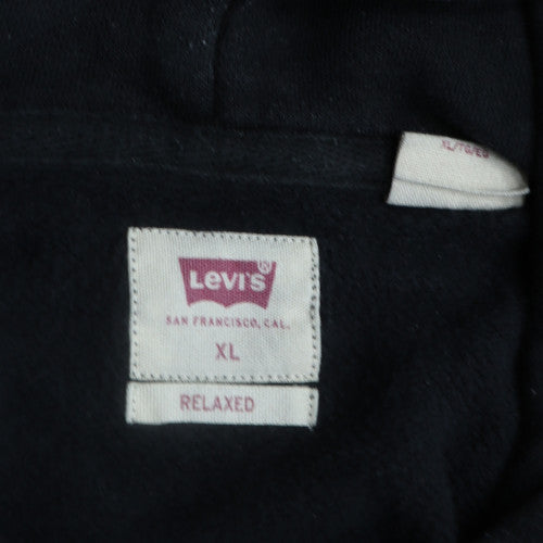 Levi's Men's Black XL Relaxed Fit Pullover Hoodie