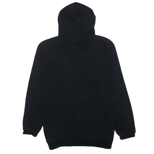 Adidas Men's Black XL Pullover Hoodie with Logo Graphic Print
