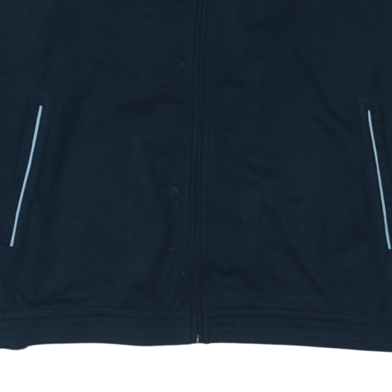 Champion Men's Blue Full Zip Collared Sweatshirt XL