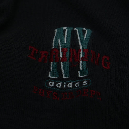 Adidas Men's Black XL Polo Shirt NY Training Embroidered Sports Top