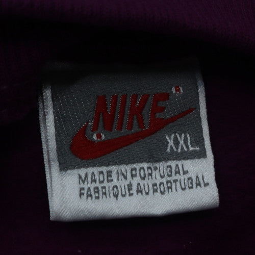 Nike Womens Purple Crew Neck Pullover Sweatshirt XXL Cotton Blend
