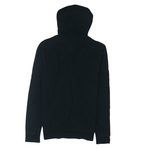 Hugo Boss Womens Black Full Zip Hoodie Size M with Drawstring Hood