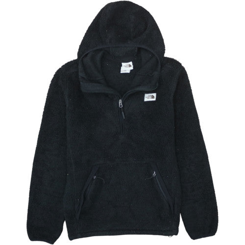 The North Face Mens Black Fleece Hoodie Medium Pullover Warm Outdoor