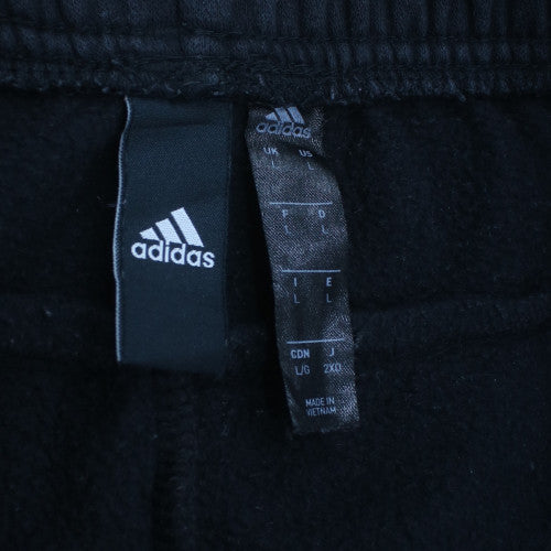Adidas Mens Black 2XL Jogger Tapered Sports Trousers