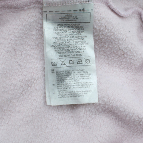 Adidas Women's Pink Pullover Hoodie Size XS Cotton Blend