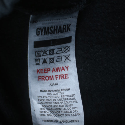 Gymshark Mens Black Sweatpants L Cotton Blend Jogger