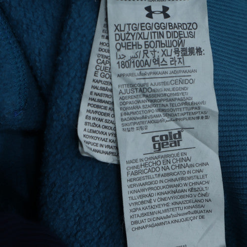 Under Armour Men’s Blue XL Pullover Hoodie Fleece Athletic ColdGear