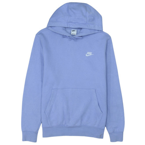 Nike Women’s Blue Pullover Hoodie Medium Fleece Sweatshirt