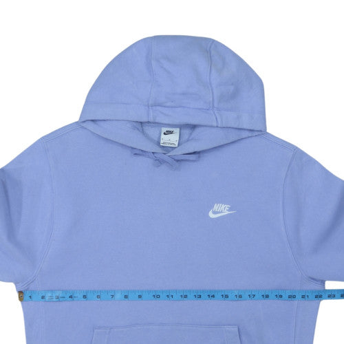 Nike Women’s Blue Pullover Hoodie Medium Fleece Sweatshirt