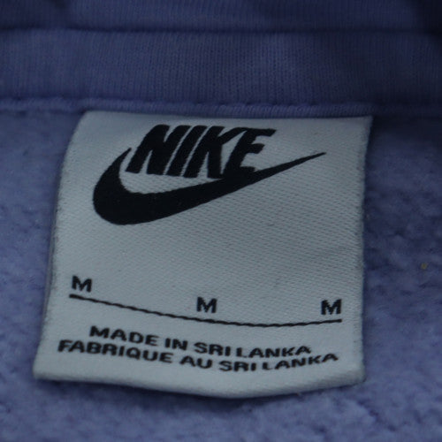 Nike Women’s Blue Pullover Hoodie Medium Fleece Sweatshirt
