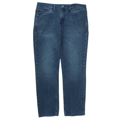 Tommy Hilfiger Men’s Blue 33x37 Straight Leg Denim Jeans