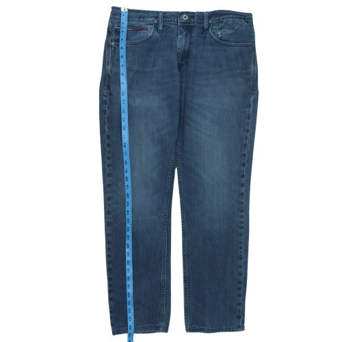 Tommy Hilfiger Men’s Blue 33x37 Straight Leg Denim Jeans