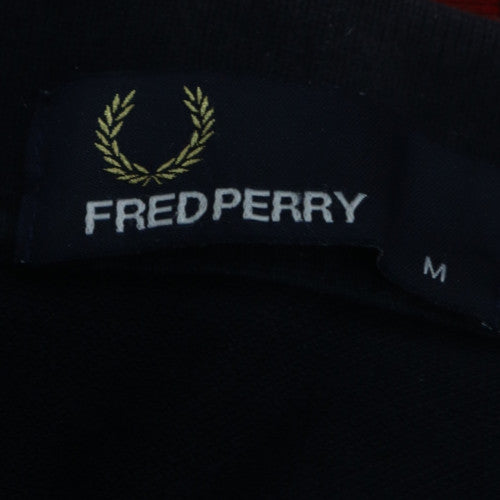 Fred Perry Men's Black Short Sleeve Cotton Polo Shirt M