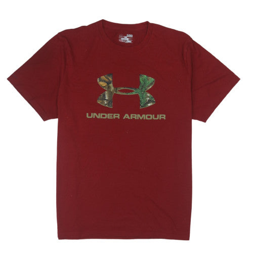 Under Armour Men’s Red HeatGear XL Sports Graphic T-Shirt