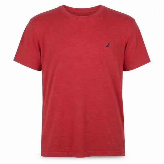 Nautica Men's Red XL Sleepwear Pyjama Top Cotton Short Sleeve