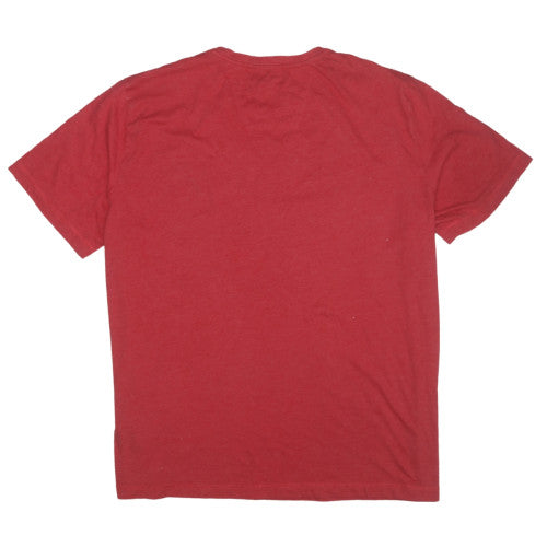 Nautica Men's Red XL Sleepwear Pyjama Top Cotton Short Sleeve