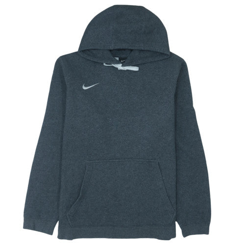 Nike Men's Grey Pullover Hoodie L Fleece Sportswear