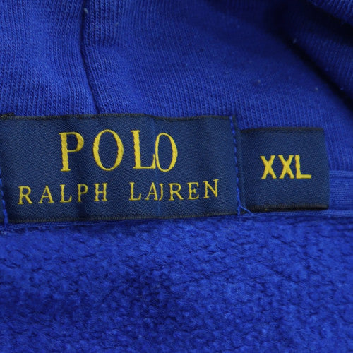 Ralph Lauren Men's Blue 2XL Pullover Hoodie with Logo