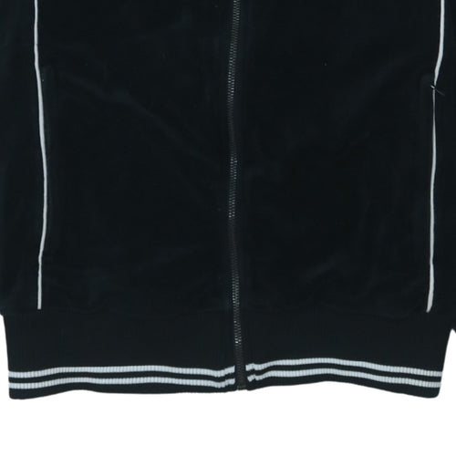 Fila Men's Black XL Velour Track Jacket Full Zip Retro Sportswear