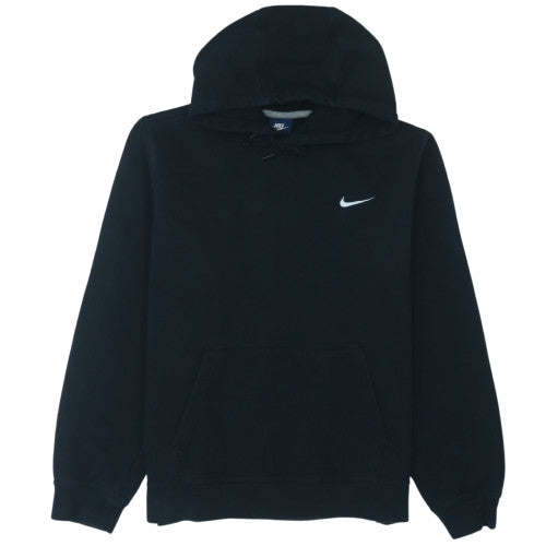 Nike Women's Black Pullover Hoodie Size L Fleece Lined Sweatshirt