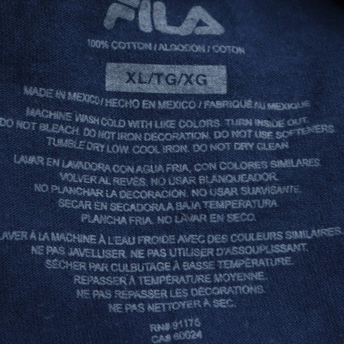 Fila Men's Navy Blue NYC Tennis Graphic Cotton T-Shirt Size XL