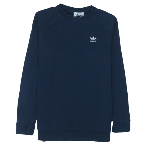 Adidas Men's Blue Crew Neck Pullover Sweatshirt Size M