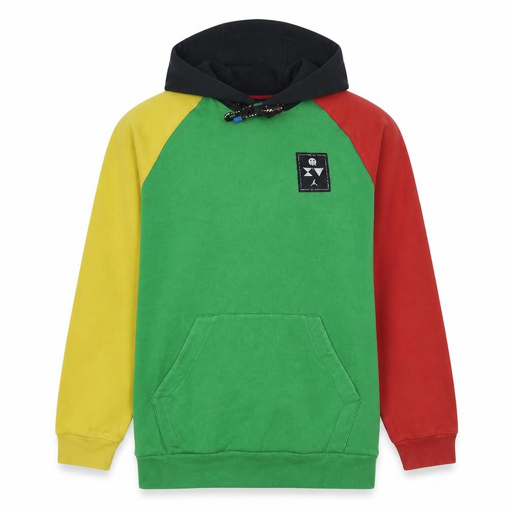 Front view of Jordan Men's Multicoloured Pullover Hoodie Small Fleece Sportswear
