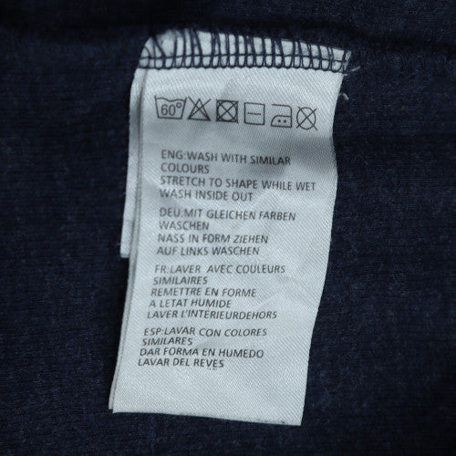 GANT Men's Blue 1/4 Zip Cotton Sweatshirt Size M Mock Neck