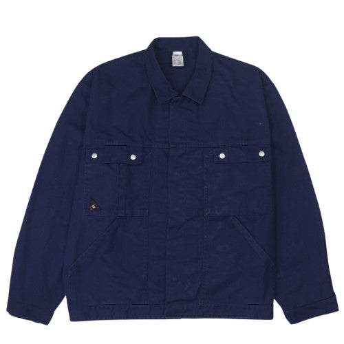 BP Men's Blue Cotton Workwear Jacket 3XL Regular Fit