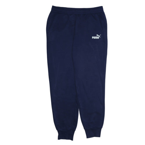Puma Men's Blue Regular Fit Sweatpants Size L